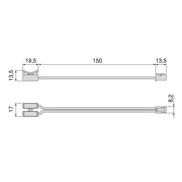 Câble transformateur LED intelligent, plastique