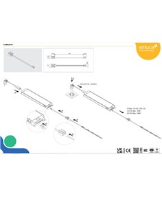 Câble transformateur LED intelligent, plastique 2