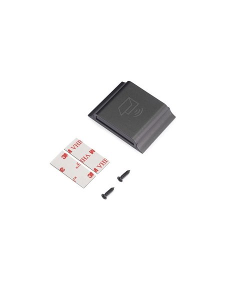 Detector de proximidad, Emisor RF con sensor LED Smart door (proximidad) 12V/24V DC, plástico, negro