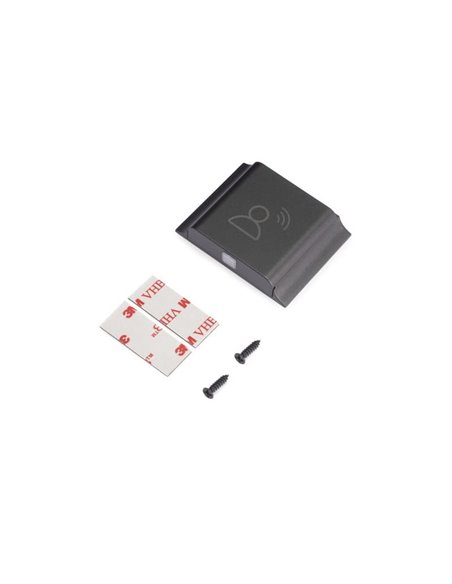 Détecteur de mouvement, émetteur RF avec capteur de mouvement intelligent LED (mouvement) 12V/24V DC, plastique, noir