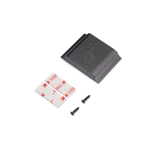 Interruptor táctil automático de luminarias, Emisor RF con sensor LED Smart touch/dimmer (táctil) 12V/24V DC, plástico, negro
