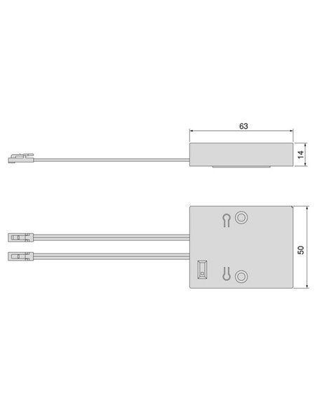 Receptor WiFi LED Smart para controlar luminarias de 12V/24V DC