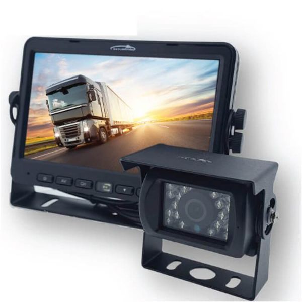 Kit de visión trasera con pantalla 7 Pulgadas y camara CA9770 con cable de 20 metros para Vehículos Agrícolas