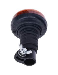 Rotativo LED Ámbar de Perfil Bajo - 15W - 12/24V - Montaje en Poste Flexible - Ø86mm x 138mm 2