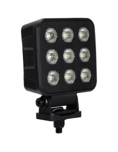 Luz de trabalho LED quadrada 12/24V BLACK Series de 90 W muito potente