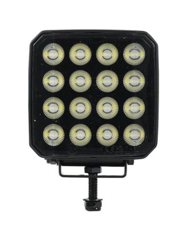 Faro de Trabajo LED cuadrado gran angular 9120 lm - 10/30V - Haz Inundación - IP6K9K - 16 LEDs