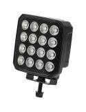Faro de Trabajo LED cuadrado gran angular 9120 lm - 10/30V - Haz Inundación - IP6K9K - 16 LEDs