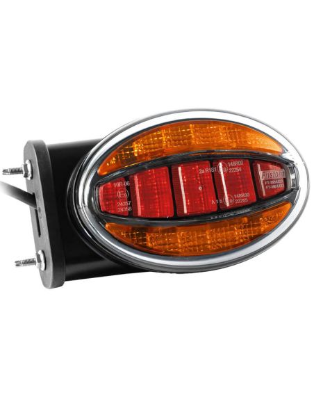 Montagem lateral FT-355/356 - Montagem para luzes LED FT-355 e FT-356