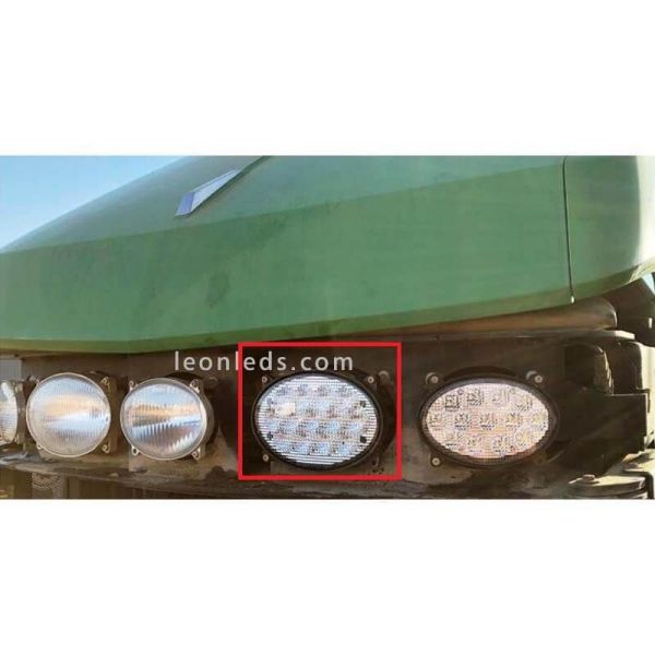 Foco de Trabajo LED 65W - 5200 lm 10/30V - Wide Flood - 13 LEDs - H4 - Ovalado 161x110x90mm