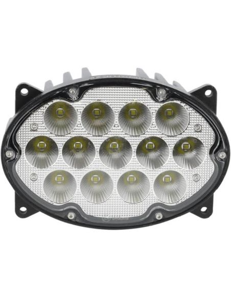 Foco de Trabajo LED 65W - 5200 lm - 10/30V - Wide Flood - 13 LEDs - H4 - Ovalado 161x110x90mm