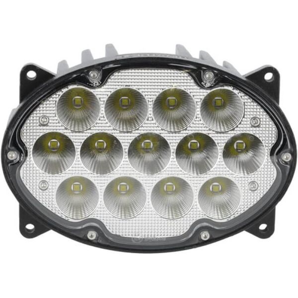 Foco de Trabajo LED 65W - 5200 lm - 10/30V - Wide Flood - 13 LEDs - H4 - Ovalado 161x110x90mm