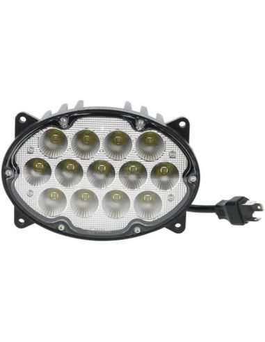 Foco de Trabajo LED 65W - 5200 lm - 10/30V - Wide Flood - 13 LEDs - H4 - Ovalado 161x110x90mm