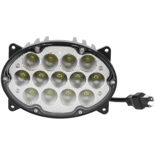 Projecteur de travail LED 65 W - 5 200 lm - 10/30 V - Projecteur large - 13 LED - H4 - Ovale 161 x 110 x 90 mm