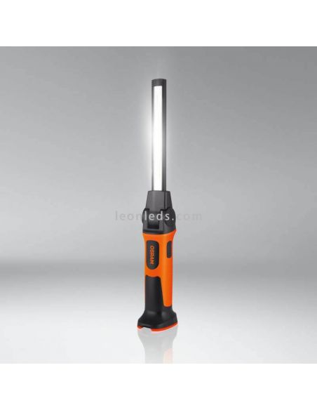 Lampe de poche à bouton-poussoir LEDinspect SLIM MAX1000 | Éclairage LeónLeds | Lampe de poche avec protection IK06