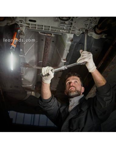 Linterna con pulsador de regulación LEDinspect SLIM MAX1000  | LeónLeds Iluminación | Linterna para taller mecánico