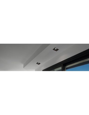 Anneau encastré carré Comfort GU10,...