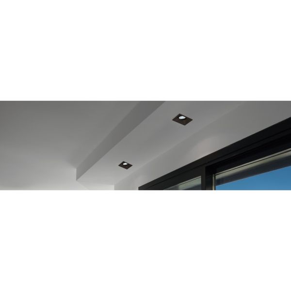 Quadrat Einbaurahmen Comfort GU10,...