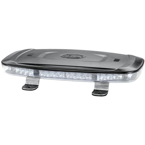Pont d'urgence à LED ambre haute puissance | installation fixe | 12V 24V | 360º | ECE R65 TA1 | 40 cm x 21,8 cm 2RL 014 565-011