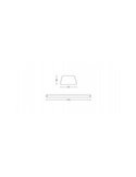 Pantalla LED de superficie SOFTLINE 50W 117cm, Projectline, 5000lm 2700K/5300lm 4000K