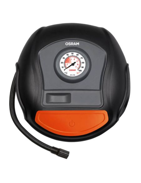 Inflador de Neumáticos OSRAM Tyreinflate 200 OTI200 - 12V - Rápido, Cable Enrollable y Adaptadores OTI200