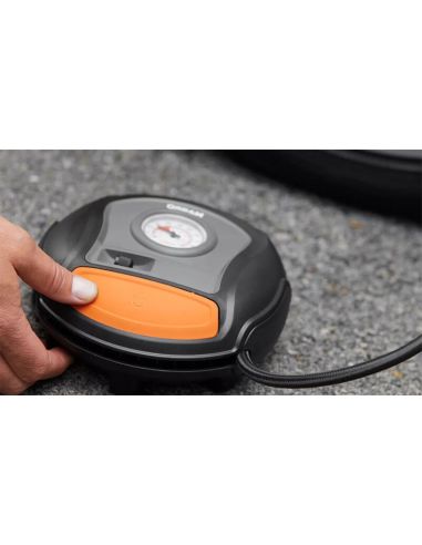 Inflador de Neumáticos OSRAM Tyreinflate 200 OTI200 - 12V - Rápido, Cable Enrollable y Adaptadores OTI200
