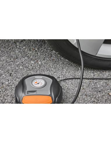 Inflador de Neumáticos OSRAM Tyreinflate 200 OTI200 - 12V - Rápido, Cable Enrollable y Adaptadores OTI200