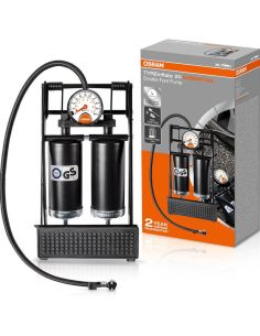 Bomba de Pie OSRAM TYREinflate 20 ESSENTIAL - Doble Cilindro - Inflado Rápido Osram OFP20ESN
