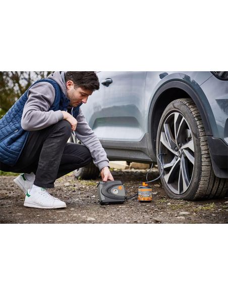 Kit Sellador de Neumáticos OSRAM TYREseal ESSENTIAL - 450ml + Inflador Analógico Osram