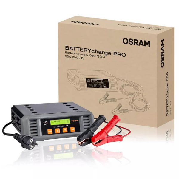 Chargeur de batterie professionnel OSRAM BATTERYcharge PRO 30A - 12V/24V Osram