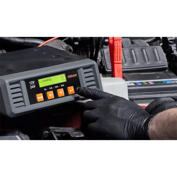 Cargador de Batería Profesional OSRAM BATTERYcharge PRO 30A - 12V/24V Osram OSCP3024