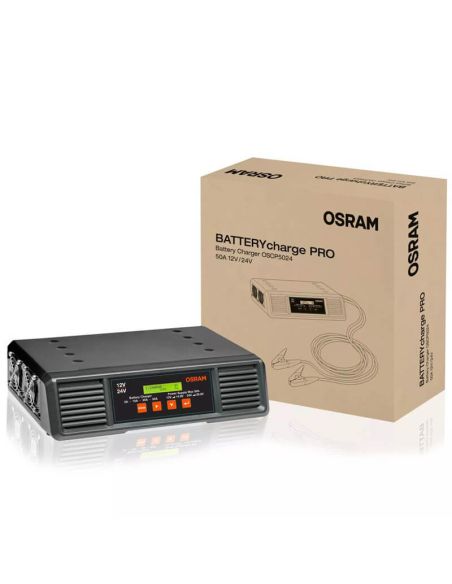 Cargador de Batería Profesional OSRAM BATTERYcharge PRO 50A - 12V/24V Osram