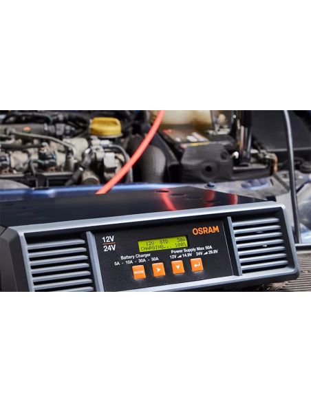 Cargador de Batería Profesional OSRAM BATTERYcharge PRO 50A - 12V/24V Osram OSCP5024
