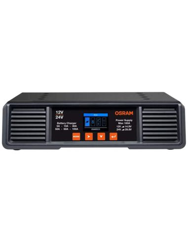 Cargador de Batería Profesional OSRAM BATTERYcharge PRO 100A - 12V/24V