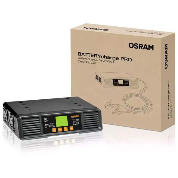 Cargador de Batería Profesional OSRAM BATTERYcharge PRO 100A - 12V/24V
