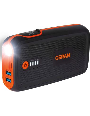 Arrancador de Batería OSRAM BATTERYstart 300 - 12V, 13000mAh, Powerbank USB con linterna led