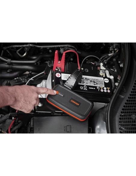 Arrancador de Batería OSRAM BATTERYstart 300 - 12V, 13000mAh, Powerbank USB