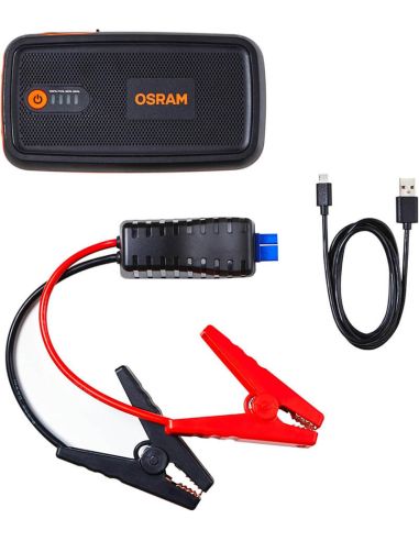 OSRAM BATTERYstart 300 Acessórios para Jump Starter - 12 V, 13000 mAh, Powerbank USB