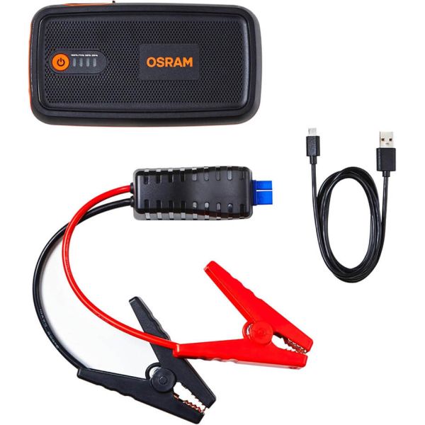 OSRAM BATTERYstart 300 Acessórios para Jump Starter - 12 V, 13000 mAh, Powerbank USB