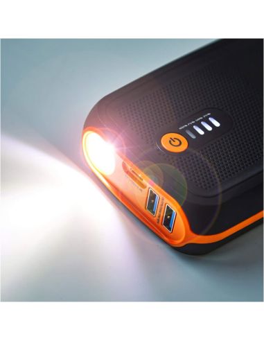 LED de Arrancador de Batería OSRAM BATTERYstart 300 - 12V, 13000mAh, Powerbank USB