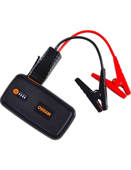 Arrancador de Batería OSRAM BATTERYstart 300 - 12V, 13000mAh, Powerbank USB pinzas