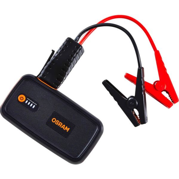 Arrancador de Batería OSRAM BATTERYstart 300 - 12V, 13000mAh, Powerbank USB pinzas