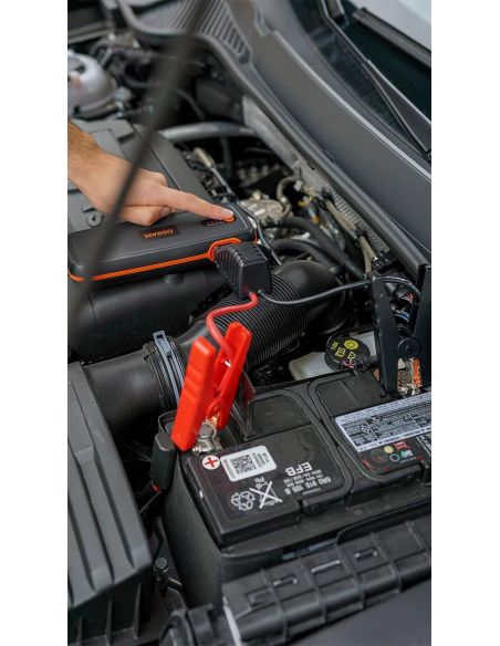 Pince de démarrage de batterie OSRAM BATTERYstart 400 – 12 V, 16 800 mAh, batterie externe USB