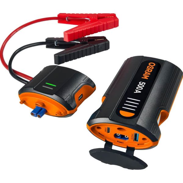 Arrancador de Batería OSRAM BATTERYjumpstart 500 - 12V, Boost Function, USB-C OJS010 Osram