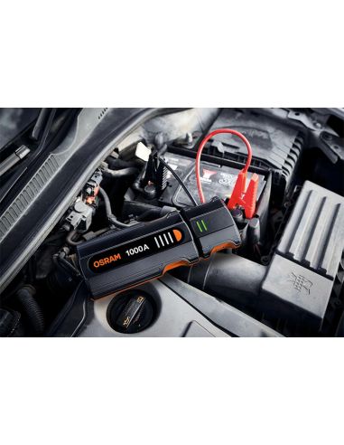 Arrancador de Batería OSRAM BATTERYjumpstart 1000 - 12V, 8000mAh, Boost Function, USB-C
