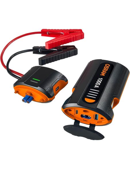 Arrancador de Batería OSRAM BATTERYjumpstart 1000 - 12V, 8000mAh, Boost Function, USB-C