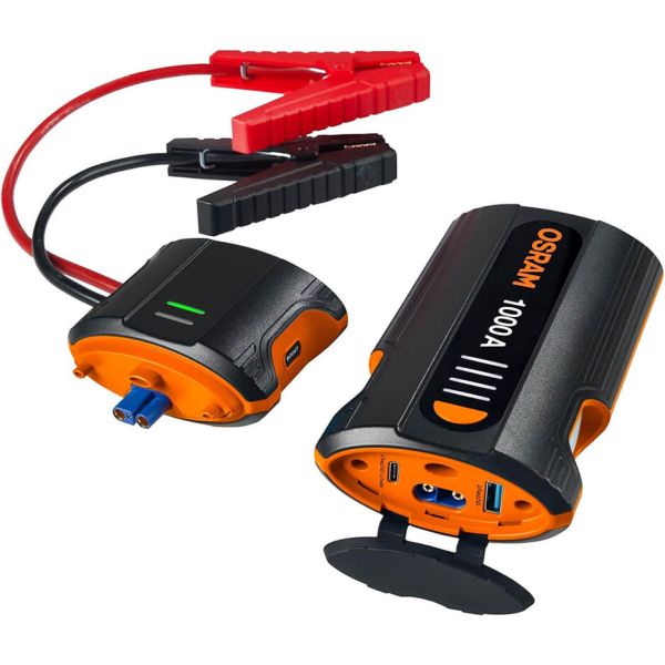 Arrancador de Batería OSRAM BATTERYjumpstart 1000 - 12V, 8000mAh, Boost Function, USB-C