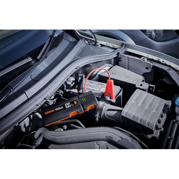 Arrancador de Batería OSRAM BATTERYjumpstart 1500 - 12V, 1500A, Boost Function, Carga Rápida PD60W