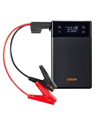 Démarreur de batterie OSRAM Jumpstart 1000TI - 12 V, 12 000 mAh, gonfleur de pneus et batterie externe
