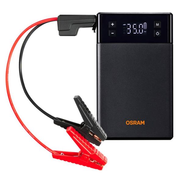 Arrancador de Batería OSRAM BATTERYjumpstart 1000TI - 12V, 12000mAh, Inflador de Neumáticos y Powerbank