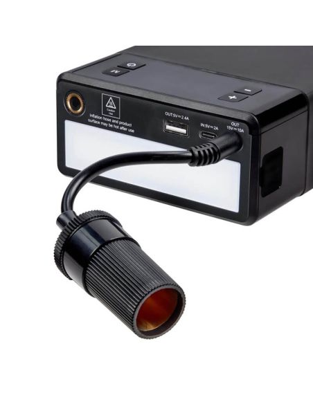 Démarreur de batterie OSRAM Jumpstart 1000TI - 12 V, 12 000 mAh, gonfleur de pneus et batterie externe